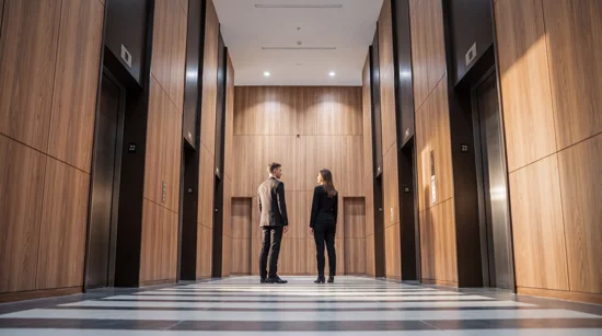 2026 QBP Corporate Waiting For Elevator