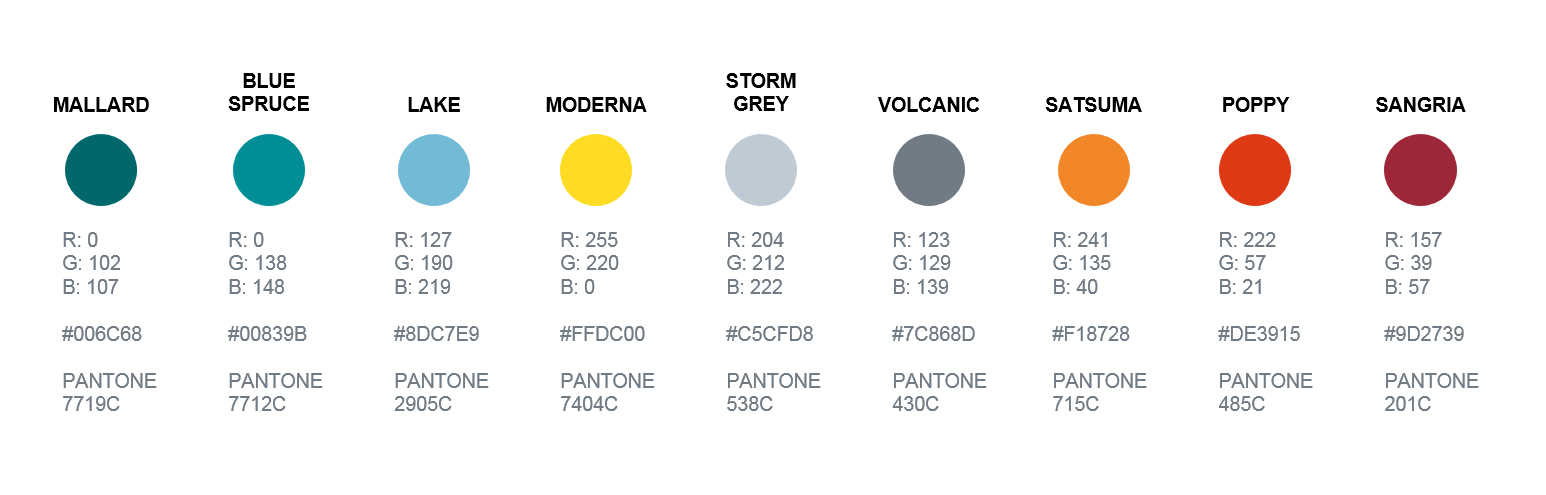 000 Quintet Color Palette