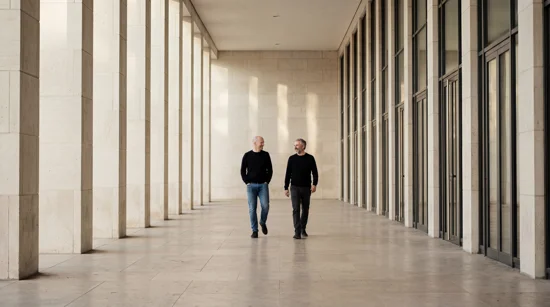 2026 QBP Businessowners Men Walkingdowncorridor