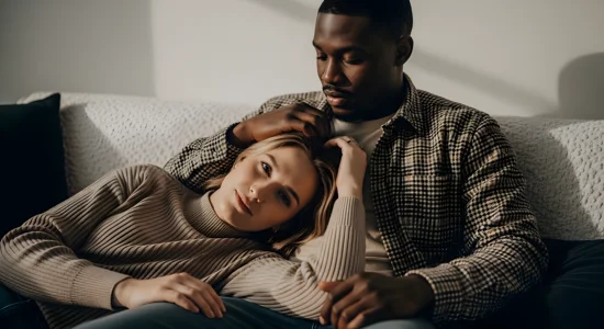 2026 QBP Nextgen Couple On Sofa